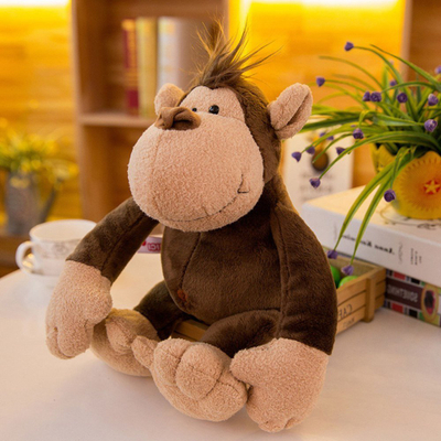 Kukull pelushi Mascot Cuddly Monkey, 25cm, kafe