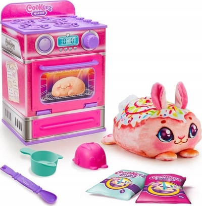 Set lojrash Cookeez Makery Surprise Pet Cinnamon Roll, playset interaktiv me erë kanellë, shumëngjyrësh