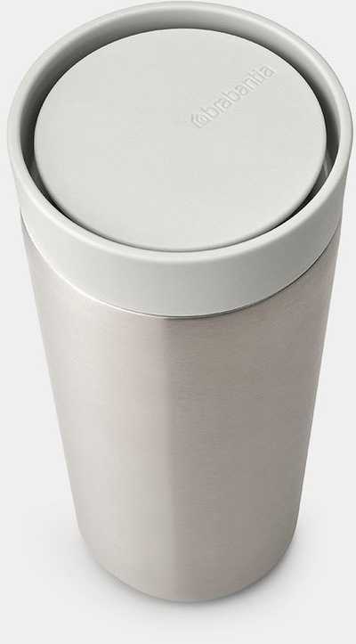Gotë termusi Brabantia Make &amp; Take, 0.36L, çelik inox, gri