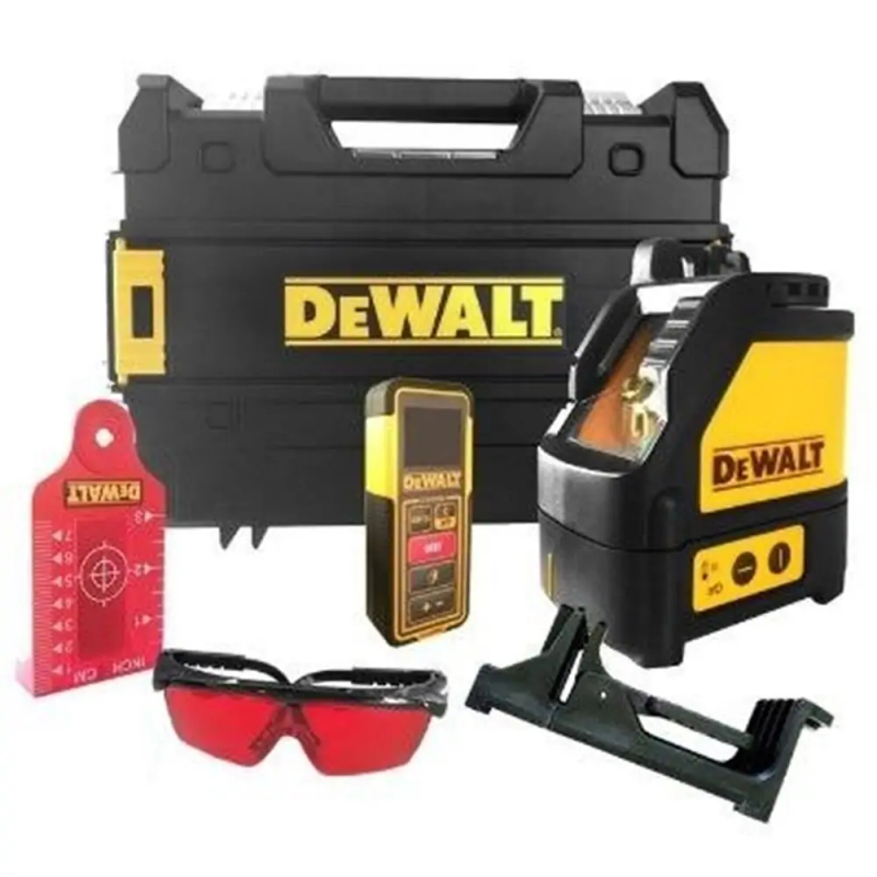 Laser me vijë DeWALT vertikal/horizontal+ LDM Kit
