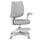 Karrige ergonomike zyre Mark Adler Junior 4.6, rrotulluese, me rrjetë, gri