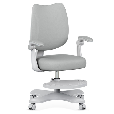 Karrige ergonomike zyre Mark Adler Junior 4.6, rrotulluese, me rrjetë, gri