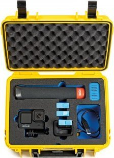 Kuti mbrojtëse B&amp;W Type 2000, për GoPro Hero 9/10/11, hard case, e verdhë