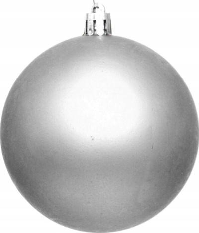 Toptha dekor për bredh Time&amp;Table, 6 copë, 8 cm, argjend