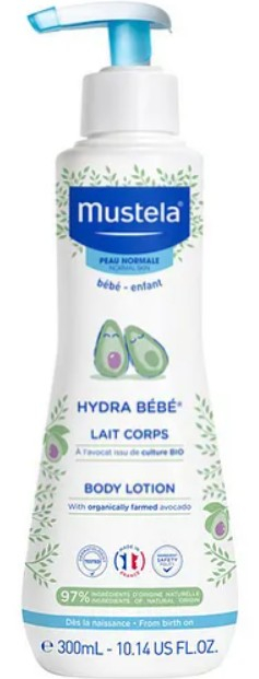 Losion trupi për foshnje Mustela Hydra Bébé, 300ml