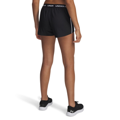 Кратки спортски панталони Under Armour UA Tech Play Up, за жени, полиестер, црни