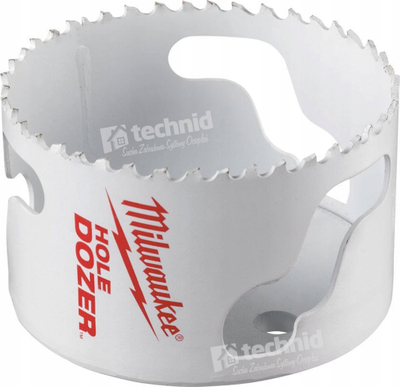 Sharrë rrethore Milwaukee Hole Dozer, 102mm, bi-metal, e bardhë