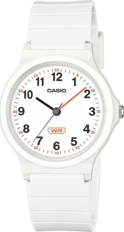 Ora dore Casio LQ-24B-7B, analog, quartz, e bardhë