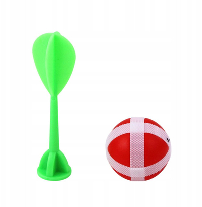 Loja dart LEAN Toys Target Ball Arrow, tabelë 28 cm, për kalamaj