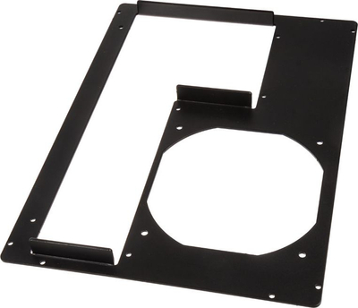 Backplate për kasë Micro ATX DimasTech S0022GB, 5 soketa, alumin, i zi