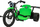 Mototrike me bateri për kalamoj Gazelo G205048, 2x12V 10Ah, deri 70 kg, jeshile