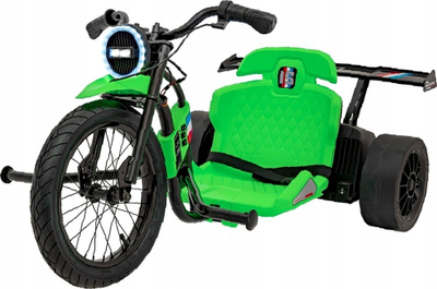 Mototrike me bateri për kalamoj Gazelo G205048, 2x12V 10Ah, deri 70 kg, jeshile
