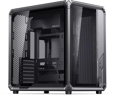 Kuti kompjuteri Jonsbo X400 Pro, Midi Tower ATX, xham i fortë, gri