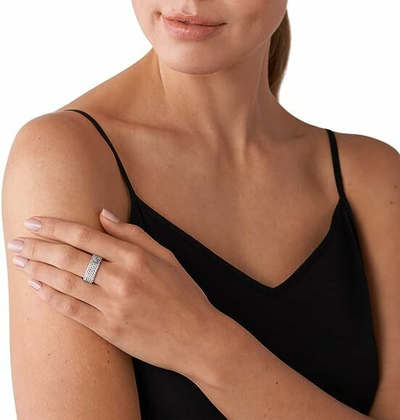 Unazë për femra Michael Kors, e argjendtë / transparent
