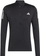 Bluzë sportive Adidas Quarter Zip Fleece, me zinxhir çerek, me mëngë të gjata, e zezë