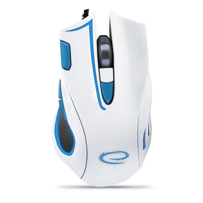 Maus gaming Esperanza Hawk MX401, 7D, i bardhë/ zi