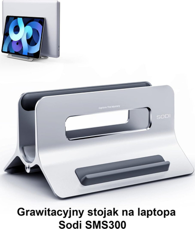 Mbajtëse laptopi Sodi Gravitan SMS 300, për MacBook, gri