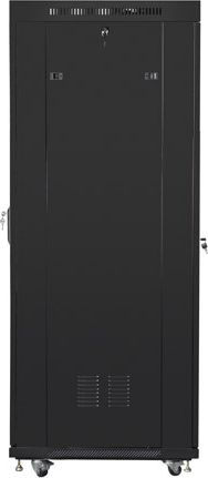 Kabinet rrjeti Lanberg Standing Cabinet 19" FF01-6837-12BL, 37U, mban deri 800 kg, i zi