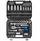 Set veglash KingTul 108 copë, 1/4" dhe 1/2", çelik chrome vanadium