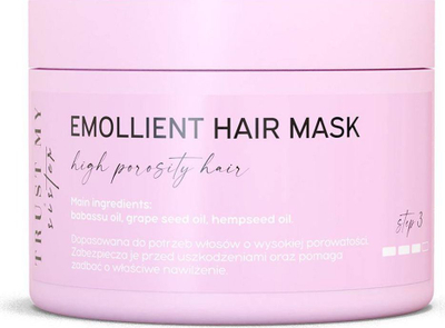 Maskë flokësh Trust Emollient Hair Mask, për flokë me porozitet t’lartë, 150g