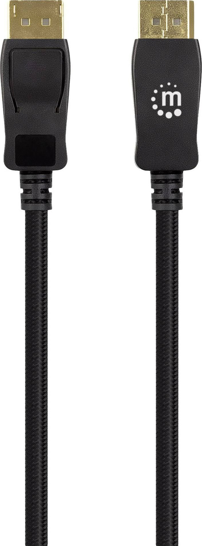 Kabllo Manhattan DisplayPort 1.4, 8K 60Hz, 2m, e zezë