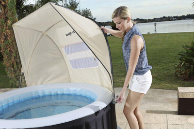 Tendë për pishinë Bestway Visor Lay-Z-Spa 60304, bezhë