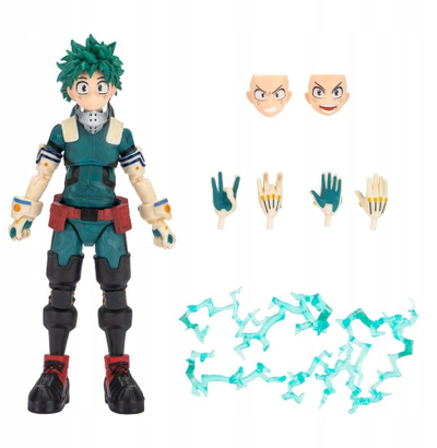 Figura aksion Jazwares Total Anime Izuku Midoriya, 6.5", My Hero Academia, shumëngjyrëshe