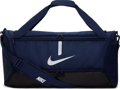 Çantë sportive Nike Academy Team Duffel, 60L, poliester, blu navy