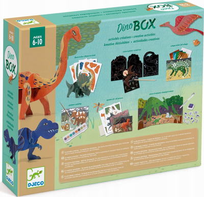 Set aktivitetesh dinosauri Fat Brain Toys The World of Dinosaurs, 6 aktivitete, për mosha 6 11 vjeç, shumëngjyrësh