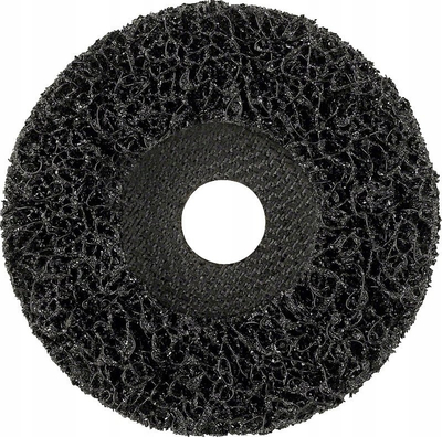 Disk pastrimi Bosch N377, 125mm, për heqje boje dhe ndryshku, i zi