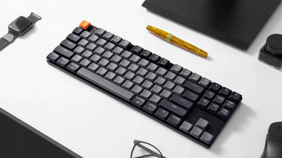 Tастатура механичка безжична Keychron K1 QMK Version 6 K1X-A1, низок профил, со осветлување