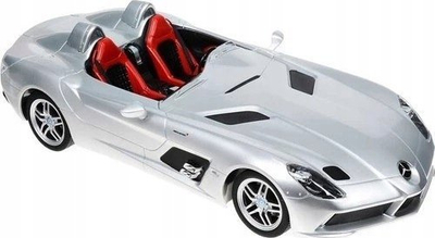 Makina me pult Rastar Mercedes SLR McLaren, shkallë 1:12, drita LED, gri metal