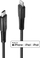 Kabllo USB C në Lightning Lindy, 3m, e fortë, e zezë