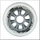 Rrota patinash Nils Extreme PU Wheels 80x24, 82A, të zeza