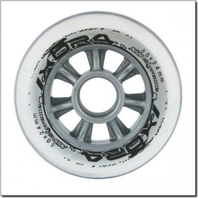 Rrota patinash Nils Extreme PU Wheels 80x24, 82A, të zeza