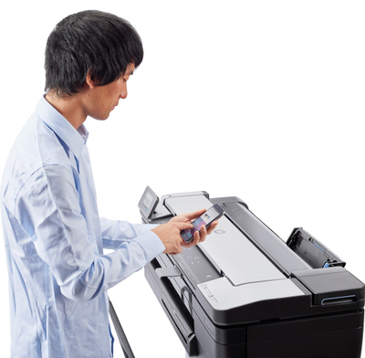 Plotter HP DesignJet T830 24", A1, multifunksional, gri