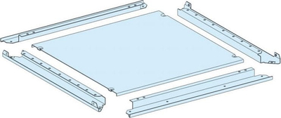 Pllakë kabllosh Schneider Electric Prisma Plus System P LVS08484, 400x400mm, IP55, gri