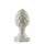 Figurë dekorative MAVE Artichoke, qeramikë, 7.5x7.5x16cm, e bardhë