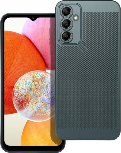 Kapak telefoni Breezy Back Case për Samsung Galaxy A14 4G/5G, plastik, me vrima, jeshil