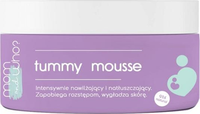 Shkumë hidratimi për bark Mom and Who Tummy Mousse, 98% natyrale, 100 ml, lejla
