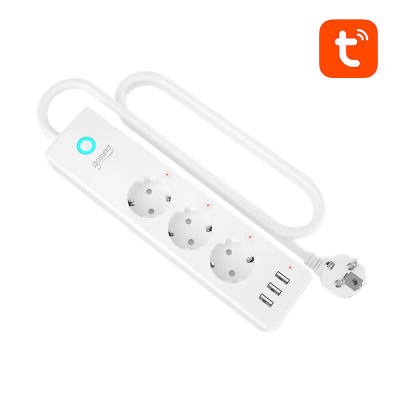 Prizë intelligente WiFi Gosund P1 Plus, 4x AC, 3x USB, e bardhë