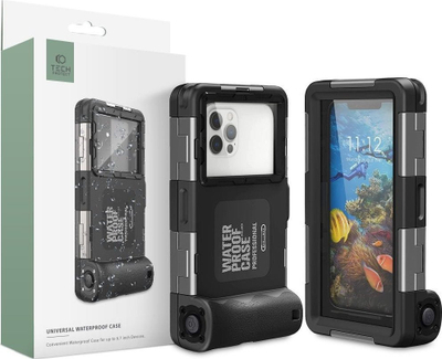 Këllëf uji Tech-Protect IPX8 universal për telefona 4.7-6.7\", i zi