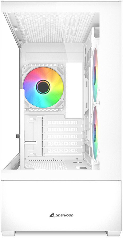 Kasa PC Sharkoon MK6 RGB, MIDI Tower, për gaming, e zezë