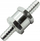 Клапна за контрола на гориво Silver EX030, 6mm, метална, сребрена