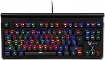 Tastierë gaming Liocat KX 375 CM, mekanike, e vogël, e zezë