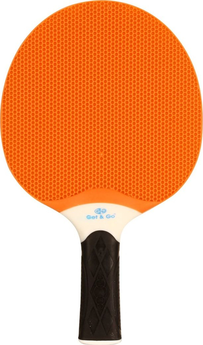 Raketë pingpongu Get &amp; Go Outdoor, fiberglass, për jashtë, portokalli