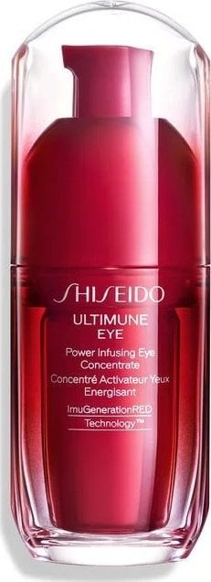 Серум за очи Shiseido Ultimune Power Infusing Eye Concentrate, против брчки, против подуеност и темни кругови, проѕирен