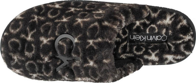 Papuqe për femra Calvin Klein Mule Fur Mono HW0HW00536-0GK, nr. 40, të zeza