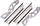 Set përforcues krahësh të pasëm Mtuning_A, për BMW E30 E36 Compact, çelik S355