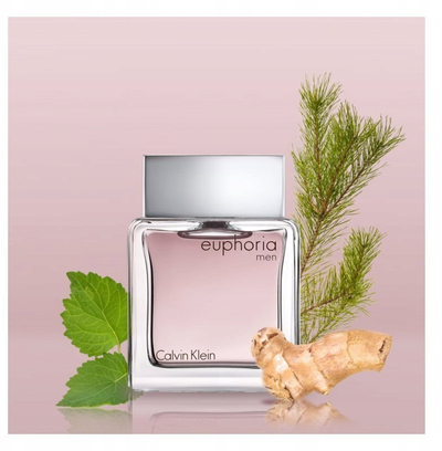 Сет подарок за мажи Калвин Клајн Еуфорија Мен, EDT 100ml, aftershave балсам 100ml, проѕирно